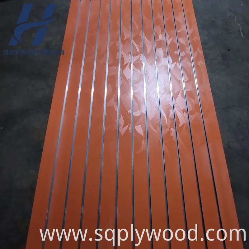 Cheap Price 15mm 17mm 18mm Slotted Decorative Wall Panel Melamine Slot MDF Board Panels